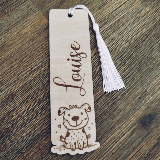 Marque page chien